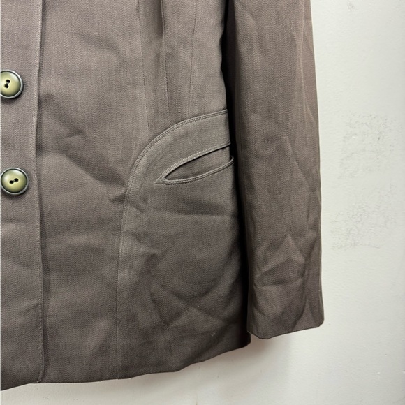 Vintage 40s Womens 5 Button Fitted Blazer Jacket M Pasternak - Picture 5 of 10